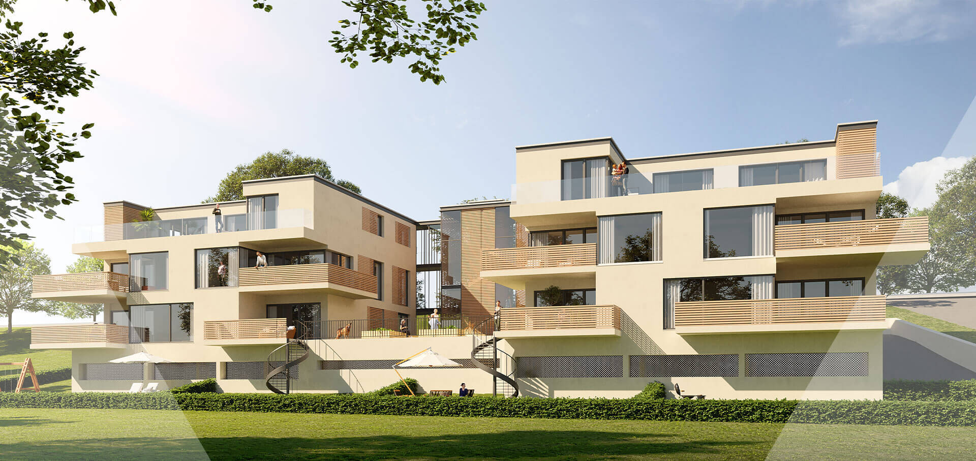 Außenansicht Modell Frankenresidenz Entensee | Frankenresidenz